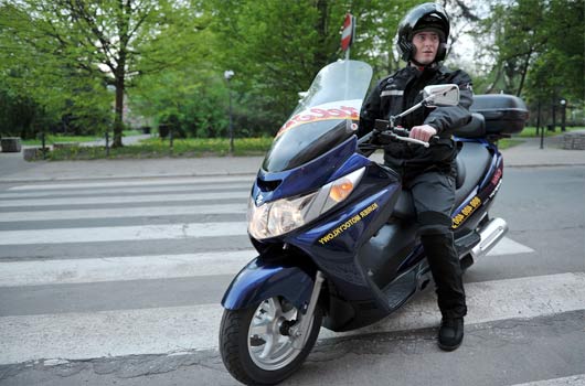 Motorbike courier UK