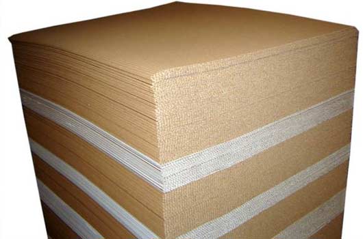 Corrugated cardboard sheets