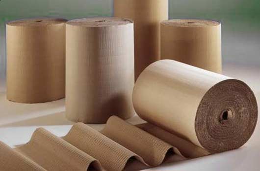 Corrugated cardboard roll